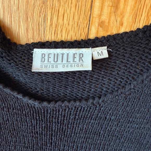 Y2K Black Lace-Up Waist Knit Top - Picture 6 of 6